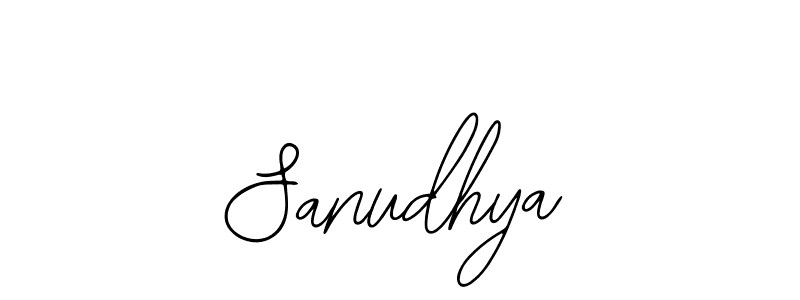 Design your own signature with our free online signature maker. With this signature software, you can create a handwritten (Bearetta-2O07w) signature for name Sanudhya. Sanudhya signature style 12 images and pictures png