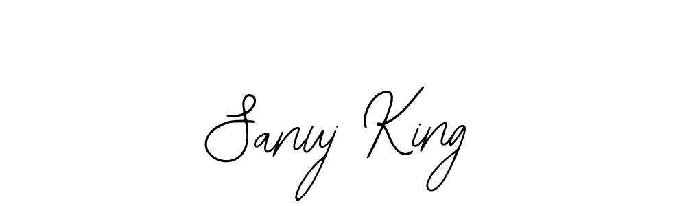 How to make Sanuj King signature? Bearetta-2O07w is a professional autograph style. Create handwritten signature for Sanuj King name. Sanuj King signature style 12 images and pictures png