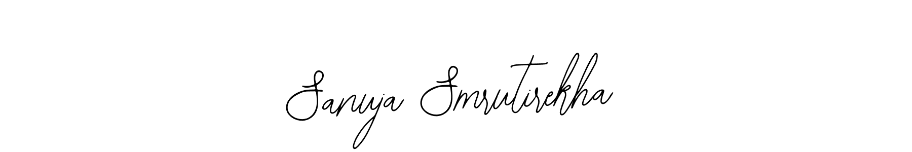 Also You can easily find your signature by using the search form. We will create Sanuja Smrutirekha name handwritten signature images for you free of cost using Bearetta-2O07w sign style. Sanuja Smrutirekha signature style 12 images and pictures png