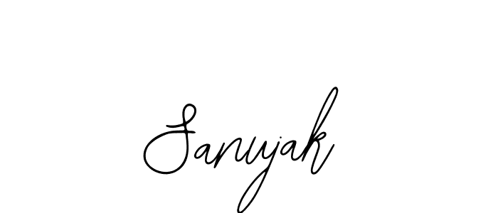 How to make Sanujak signature? Bearetta-2O07w is a professional autograph style. Create handwritten signature for Sanujak name. Sanujak signature style 12 images and pictures png