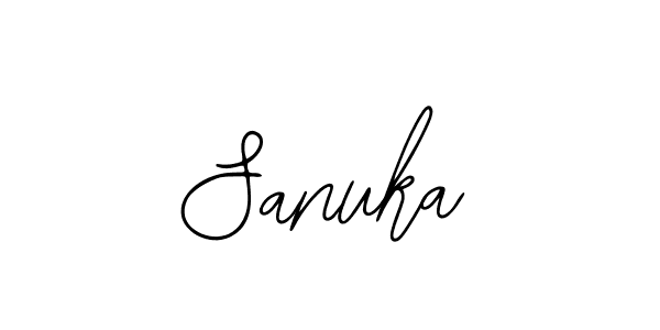 Bearetta-2O07w is a professional signature style that is perfect for those who want to add a touch of class to their signature. It is also a great choice for those who want to make their signature more unique. Get Sanuka name to fancy signature for free. Sanuka signature style 12 images and pictures png
