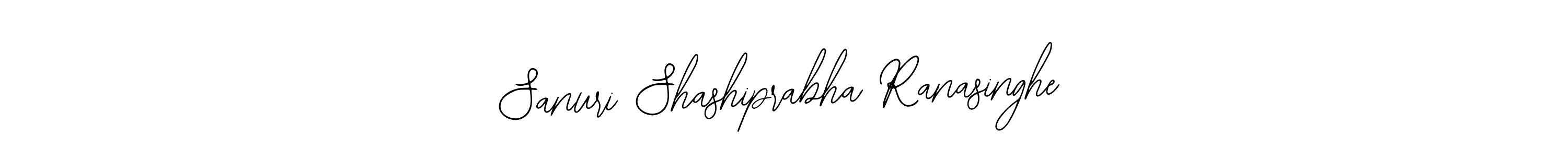 Use a signature maker to create a handwritten signature online. With this signature software, you can design (Bearetta-2O07w) your own signature for name Sanuri Shashiprabha Ranasinghe. Sanuri Shashiprabha Ranasinghe signature style 12 images and pictures png