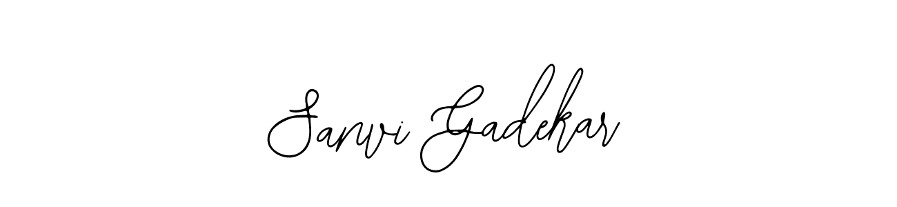 Use a signature maker to create a handwritten signature online. With this signature software, you can design (Bearetta-2O07w) your own signature for name Sanvi Gadekar. Sanvi Gadekar signature style 12 images and pictures png