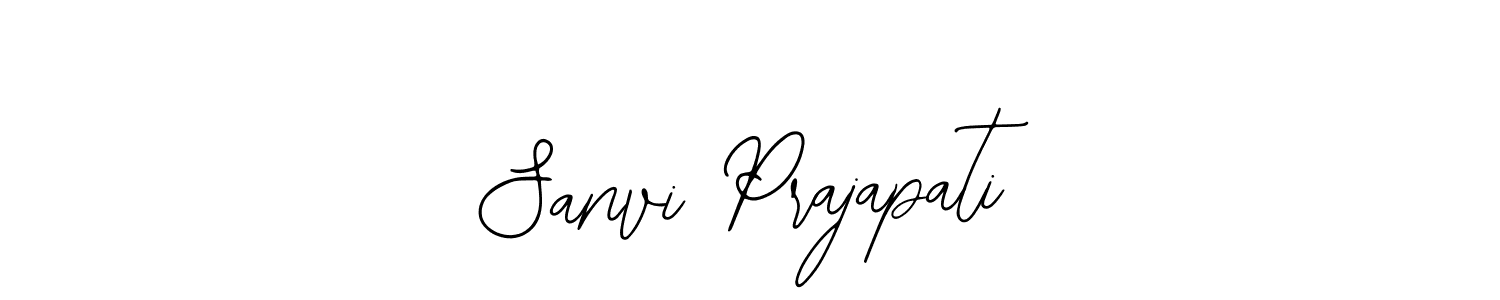 Create a beautiful signature design for name Sanvi Prajapati. With this signature (Bearetta-2O07w) fonts, you can make a handwritten signature for free. Sanvi Prajapati signature style 12 images and pictures png