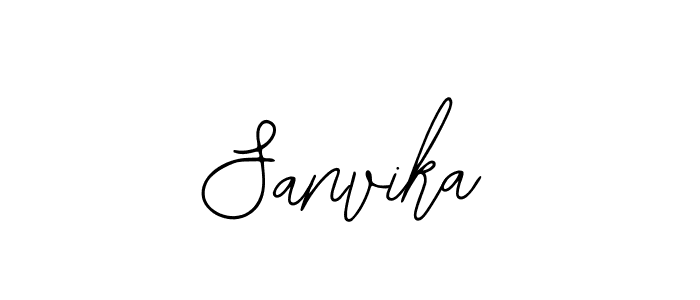 Sanvika stylish signature style. Best Handwritten Sign (Bearetta-2O07w) for my name. Handwritten Signature Collection Ideas for my name Sanvika. Sanvika signature style 12 images and pictures png