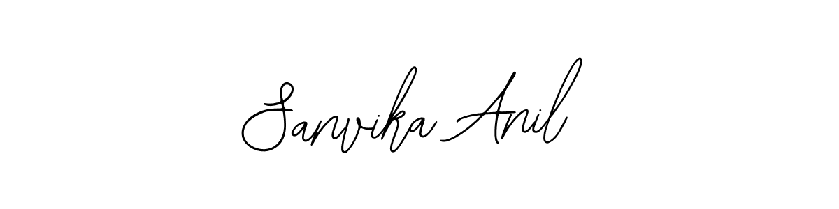 Create a beautiful signature design for name Sanvika Anil. With this signature (Bearetta-2O07w) fonts, you can make a handwritten signature for free. Sanvika Anil signature style 12 images and pictures png