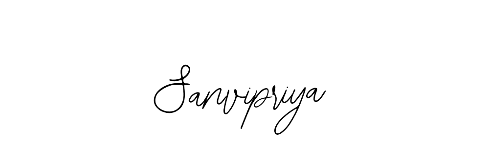 You should practise on your own different ways (Bearetta-2O07w) to write your name (Sanvipriya) in signature. don't let someone else do it for you. Sanvipriya signature style 12 images and pictures png