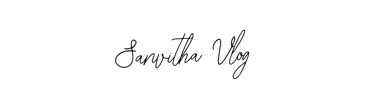 Design your own signature with our free online signature maker. With this signature software, you can create a handwritten (Bearetta-2O07w) signature for name Sanvitha Vlog. Sanvitha Vlog signature style 12 images and pictures png