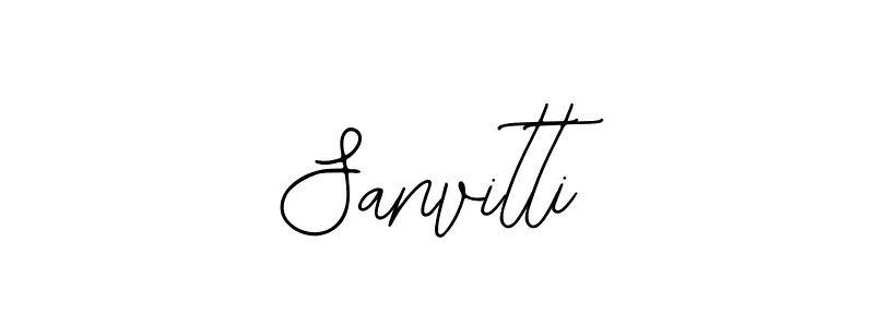 How to make Sanvitti name signature. Use Bearetta-2O07w style for creating short signs online. This is the latest handwritten sign. Sanvitti signature style 12 images and pictures png