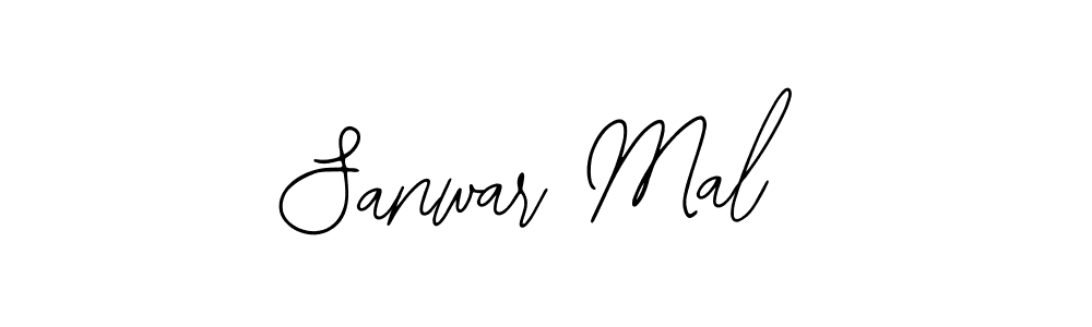 How to make Sanwar Mal name signature. Use Bearetta-2O07w style for creating short signs online. This is the latest handwritten sign. Sanwar Mal signature style 12 images and pictures png