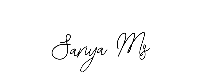 The best way (Bearetta-2O07w) to make a short signature is to pick only two or three words in your name. The name Sanya Ms include a total of six letters. For converting this name. Sanya Ms signature style 12 images and pictures png