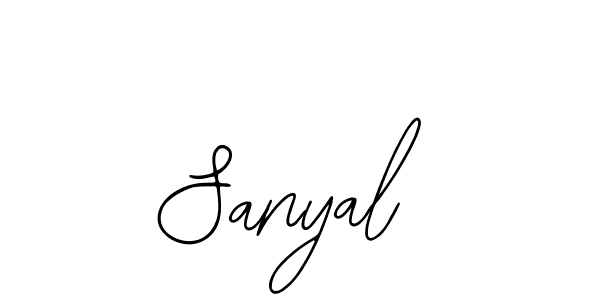 Design your own signature with our free online signature maker. With this signature software, you can create a handwritten (Bearetta-2O07w) signature for name Sanyal. Sanyal signature style 12 images and pictures png