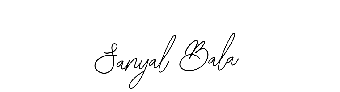 How to Draw Sanyal Bala signature style? Bearetta-2O07w is a latest design signature styles for name Sanyal Bala. Sanyal Bala signature style 12 images and pictures png