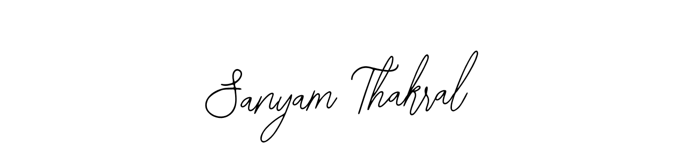 It looks lik you need a new signature style for name Sanyam Thakral. Design unique handwritten (Bearetta-2O07w) signature with our free signature maker in just a few clicks. Sanyam Thakral signature style 12 images and pictures png