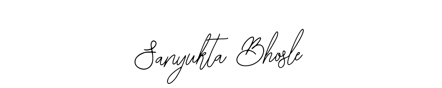 Use a signature maker to create a handwritten signature online. With this signature software, you can design (Bearetta-2O07w) your own signature for name Sanyukta Bhosle. Sanyukta Bhosle signature style 12 images and pictures png