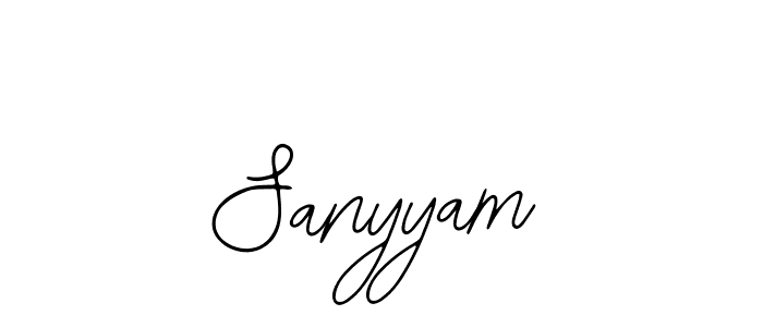 Make a beautiful signature design for name Sanyyam. With this signature (Bearetta-2O07w) style, you can create a handwritten signature for free. Sanyyam signature style 12 images and pictures png