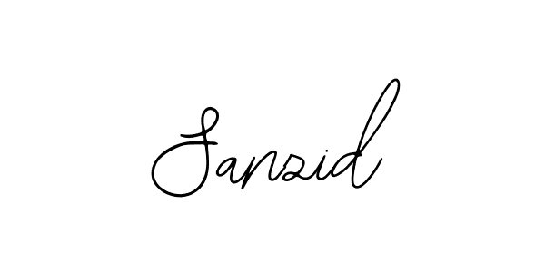 You should practise on your own different ways (Bearetta-2O07w) to write your name (Sanzid) in signature. don't let someone else do it for you. Sanzid signature style 12 images and pictures png