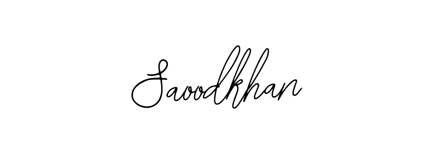 You should practise on your own different ways (Bearetta-2O07w) to write your name (Saoodkhan) in signature. don't let someone else do it for you. Saoodkhan signature style 12 images and pictures png