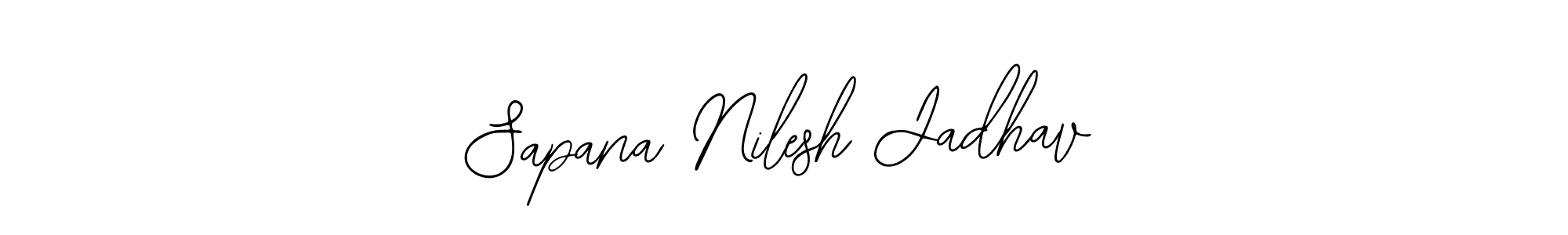 Also we have Sapana Nilesh Jadhav name is the best signature style. Create professional handwritten signature collection using Bearetta-2O07w autograph style. Sapana Nilesh Jadhav signature style 12 images and pictures png
