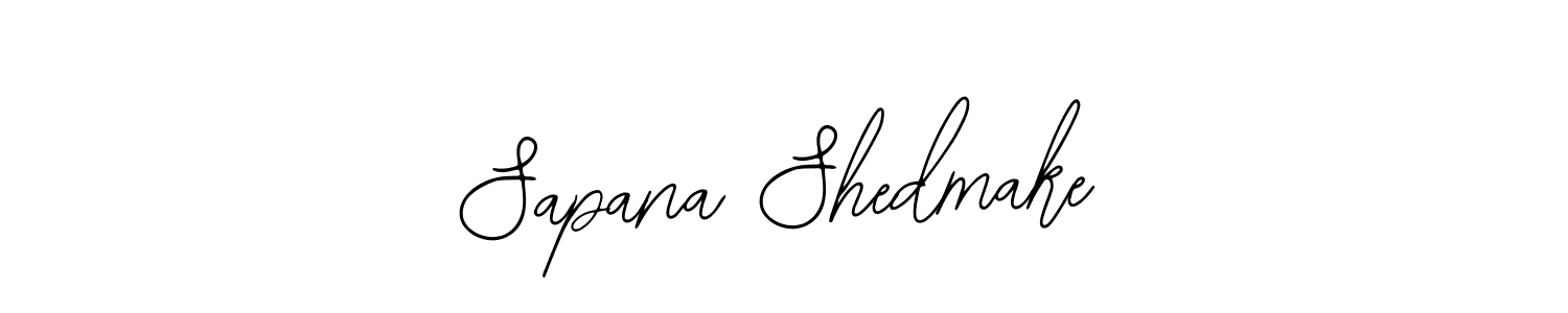 The best way (Bearetta-2O07w) to make a short signature is to pick only two or three words in your name. The name Sapana Shedmake include a total of six letters. For converting this name. Sapana Shedmake signature style 12 images and pictures png