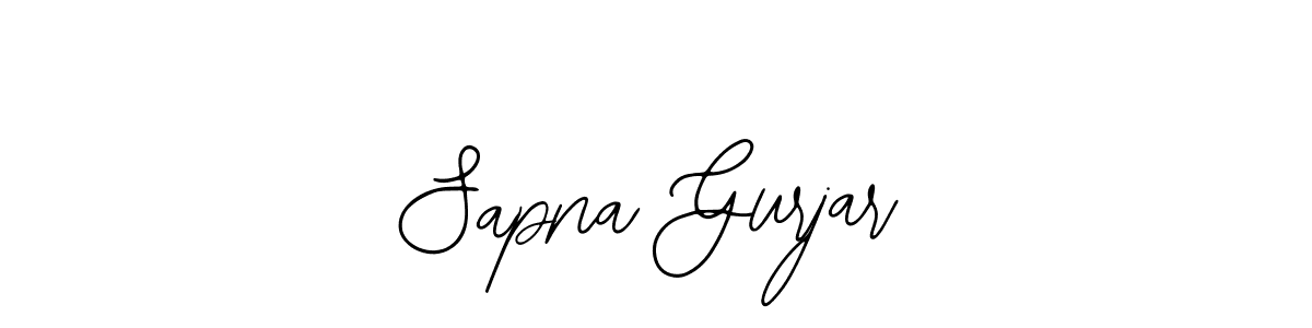 Also we have Sapna Gurjar name is the best signature style. Create professional handwritten signature collection using Bearetta-2O07w autograph style. Sapna Gurjar signature style 12 images and pictures png
