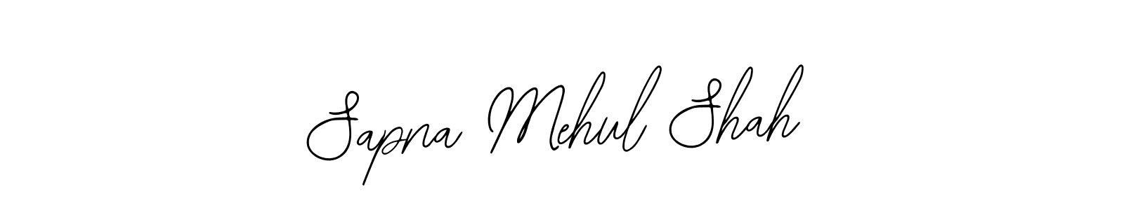 if you are searching for the best signature style for your name Sapna Mehul Shah. so please give up your signature search. here we have designed multiple signature styles  using Bearetta-2O07w. Sapna Mehul Shah signature style 12 images and pictures png