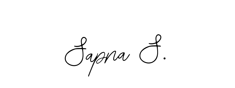 It looks lik you need a new signature style for name Sapna S.. Design unique handwritten (Bearetta-2O07w) signature with our free signature maker in just a few clicks. Sapna S. signature style 12 images and pictures png