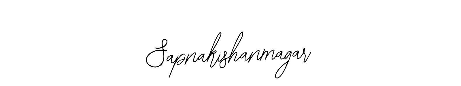 Use a signature maker to create a handwritten signature online. With this signature software, you can design (Bearetta-2O07w) your own signature for name Sapnakishanmagar. Sapnakishanmagar signature style 12 images and pictures png