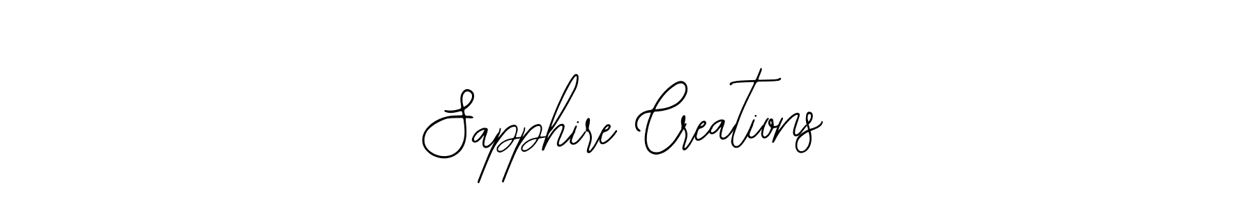 Design your own signature with our free online signature maker. With this signature software, you can create a handwritten (Bearetta-2O07w) signature for name Sapphire Creations. Sapphire Creations signature style 12 images and pictures png