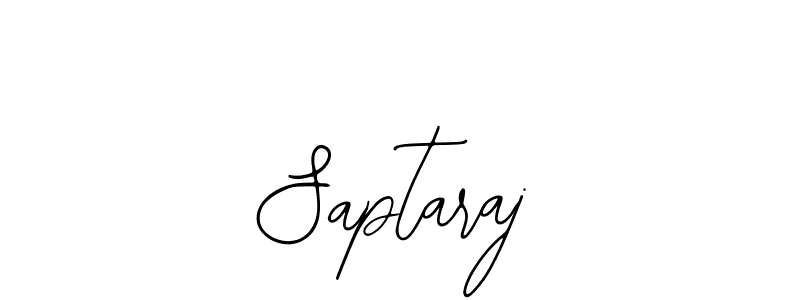 How to make Saptaraj name signature. Use Bearetta-2O07w style for creating short signs online. This is the latest handwritten sign. Saptaraj signature style 12 images and pictures png