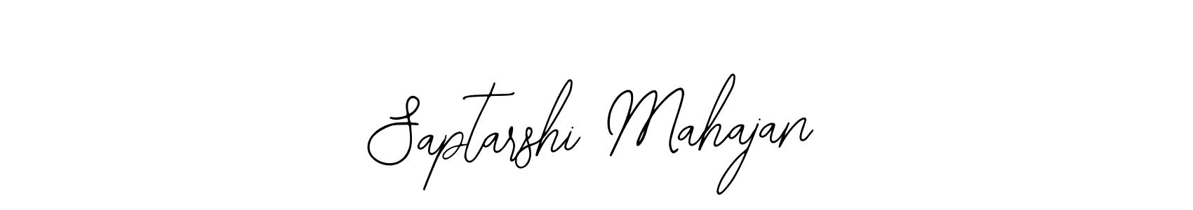How to make Saptarshi Mahajan name signature. Use Bearetta-2O07w style for creating short signs online. This is the latest handwritten sign. Saptarshi Mahajan signature style 12 images and pictures png