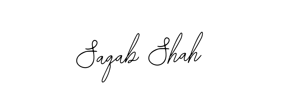 How to Draw Saqab Shah signature style? Bearetta-2O07w is a latest design signature styles for name Saqab Shah. Saqab Shah signature style 12 images and pictures png