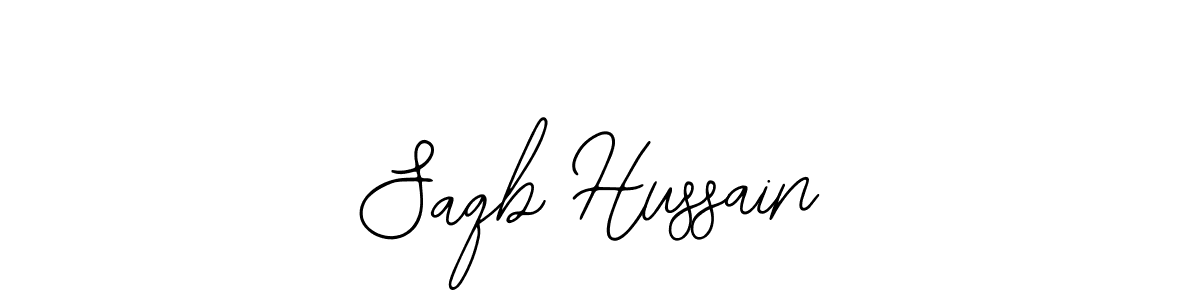 if you are searching for the best signature style for your name Saqb Hussain. so please give up your signature search. here we have designed multiple signature styles  using Bearetta-2O07w. Saqb Hussain signature style 12 images and pictures png