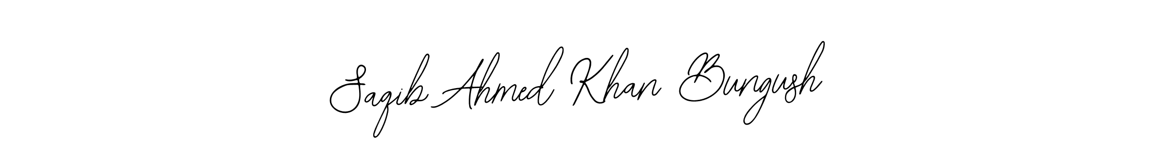 Also we have Saqib Ahmed Khan Bungush name is the best signature style. Create professional handwritten signature collection using Bearetta-2O07w autograph style. Saqib Ahmed Khan Bungush signature style 12 images and pictures png