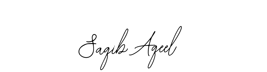 Also we have Saqib Aqeel name is the best signature style. Create professional handwritten signature collection using Bearetta-2O07w autograph style. Saqib Aqeel signature style 12 images and pictures png