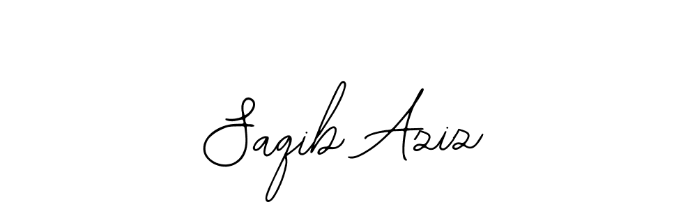 Make a beautiful signature design for name Saqib Aziz. Use this online signature maker to create a handwritten signature for free. Saqib Aziz signature style 12 images and pictures png