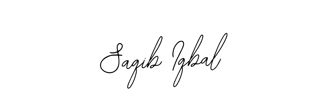 How to make Saqib Iqbal name signature. Use Bearetta-2O07w style for creating short signs online. This is the latest handwritten sign. Saqib Iqbal signature style 12 images and pictures png