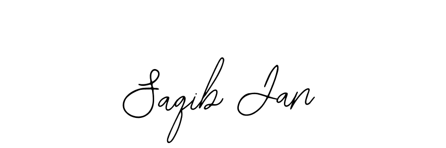 How to make Saqib Jan name signature. Use Bearetta-2O07w style for creating short signs online. This is the latest handwritten sign. Saqib Jan signature style 12 images and pictures png