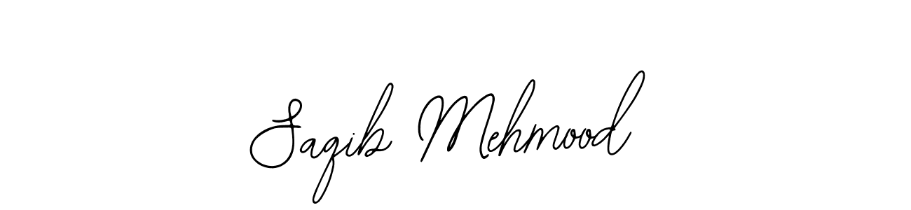 The best way (Bearetta-2O07w) to make a short signature is to pick only two or three words in your name. The name Saqib Mehmood include a total of six letters. For converting this name. Saqib Mehmood signature style 12 images and pictures png
