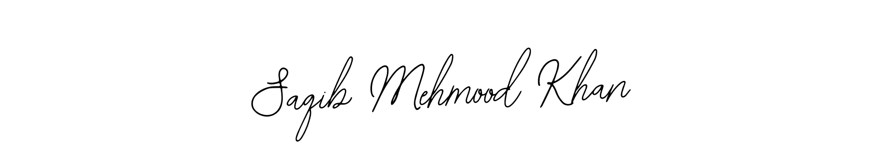 Make a beautiful signature design for name Saqib Mehmood Khan. With this signature (Bearetta-2O07w) style, you can create a handwritten signature for free. Saqib Mehmood Khan signature style 12 images and pictures png