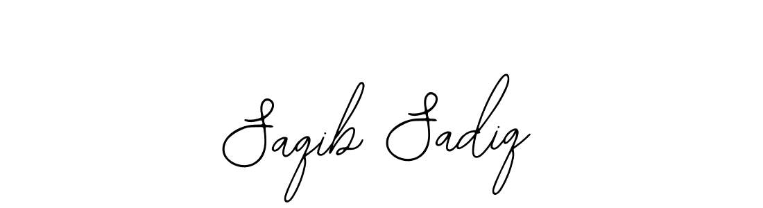 Saqib Sadiq stylish signature style. Best Handwritten Sign (Bearetta-2O07w) for my name. Handwritten Signature Collection Ideas for my name Saqib Sadiq. Saqib Sadiq signature style 12 images and pictures png