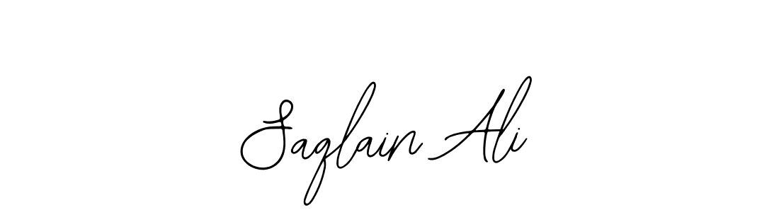 Similarly Bearetta-2O07w is the best handwritten signature design. Signature creator online .You can use it as an online autograph creator for name Saqlain Ali. Saqlain Ali signature style 12 images and pictures png