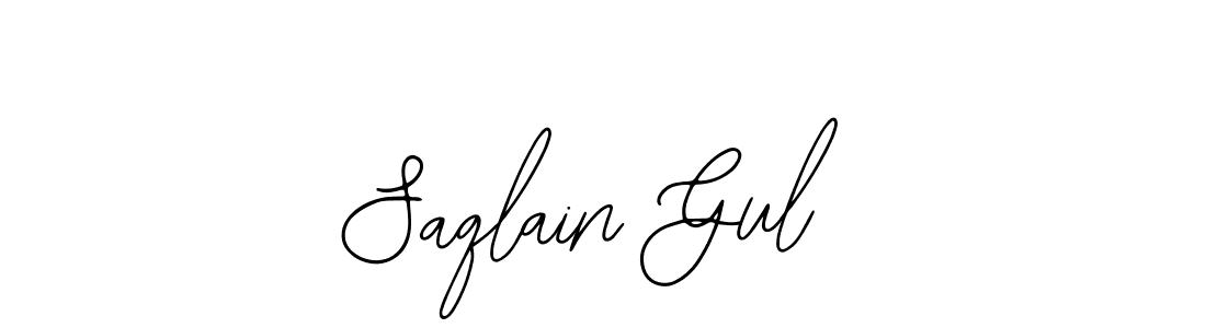 Also You can easily find your signature by using the search form. We will create Saqlain Gul name handwritten signature images for you free of cost using Bearetta-2O07w sign style. Saqlain Gul signature style 12 images and pictures png