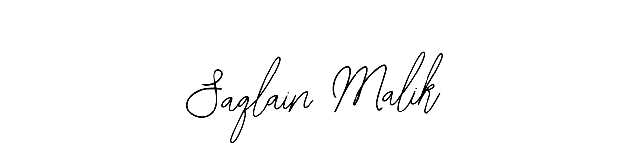 Design your own signature with our free online signature maker. With this signature software, you can create a handwritten (Bearetta-2O07w) signature for name Saqlain Malik. Saqlain Malik signature style 12 images and pictures png