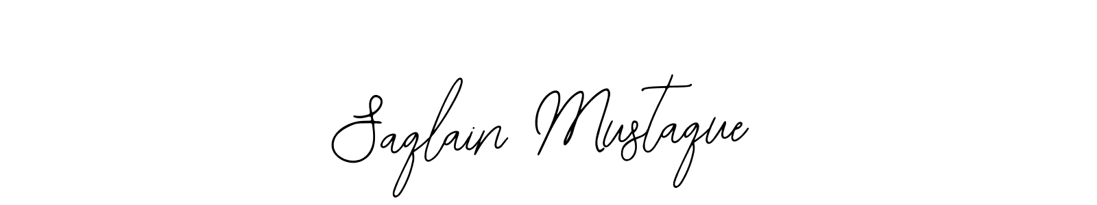 The best way (Bearetta-2O07w) to make a short signature is to pick only two or three words in your name. The name Saqlain Mustaque include a total of six letters. For converting this name. Saqlain Mustaque signature style 12 images and pictures png