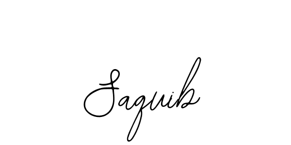 The best way (Bearetta-2O07w) to make a short signature is to pick only two or three words in your name. The name Saquib include a total of six letters. For converting this name. Saquib signature style 12 images and pictures png