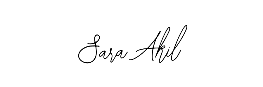 if you are searching for the best signature style for your name Sara Akil. so please give up your signature search. here we have designed multiple signature styles  using Bearetta-2O07w. Sara Akil signature style 12 images and pictures png