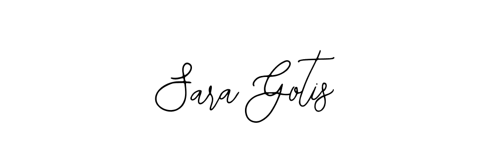 You should practise on your own different ways (Bearetta-2O07w) to write your name (Sara Gotis) in signature. don't let someone else do it for you. Sara Gotis signature style 12 images and pictures png