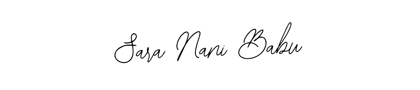 if you are searching for the best signature style for your name Sara Nani Babu. so please give up your signature search. here we have designed multiple signature styles  using Bearetta-2O07w. Sara Nani Babu signature style 12 images and pictures png
