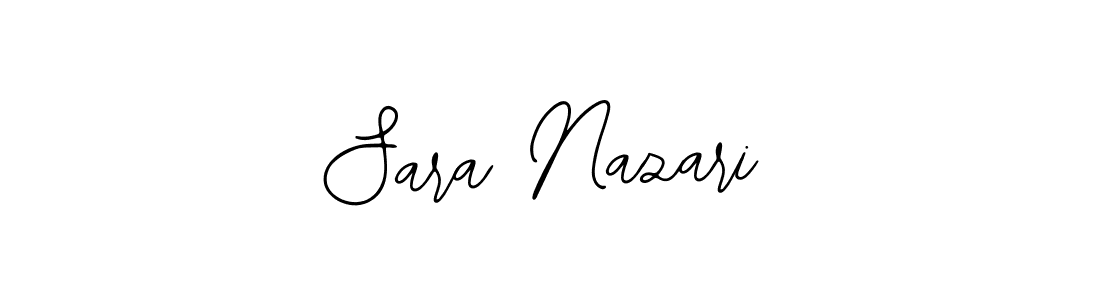 The best way (Bearetta-2O07w) to make a short signature is to pick only two or three words in your name. The name Sara Nazari include a total of six letters. For converting this name. Sara Nazari signature style 12 images and pictures png